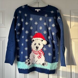 Christmas Sweater with a Polar Bear